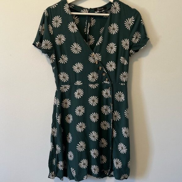 Madewell Daisy Button Up Wrap Dress - Picture 11 of 11